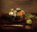 果物のかご 印象派 エドゥアール・マネの静物画